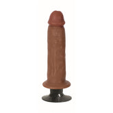 7" BARESKIN VIBRATING DONG NO BALLS - LATTE